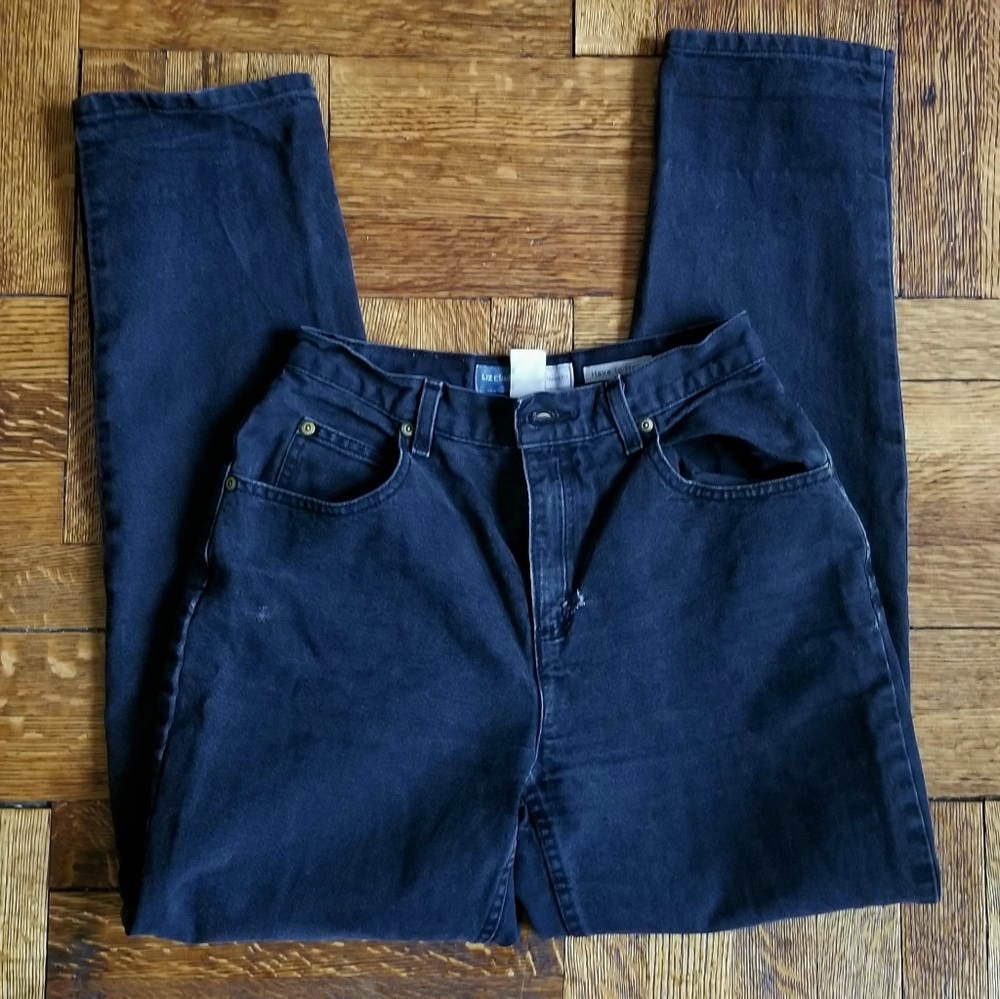 high waisted vintage Liz Claiborne mom jeans